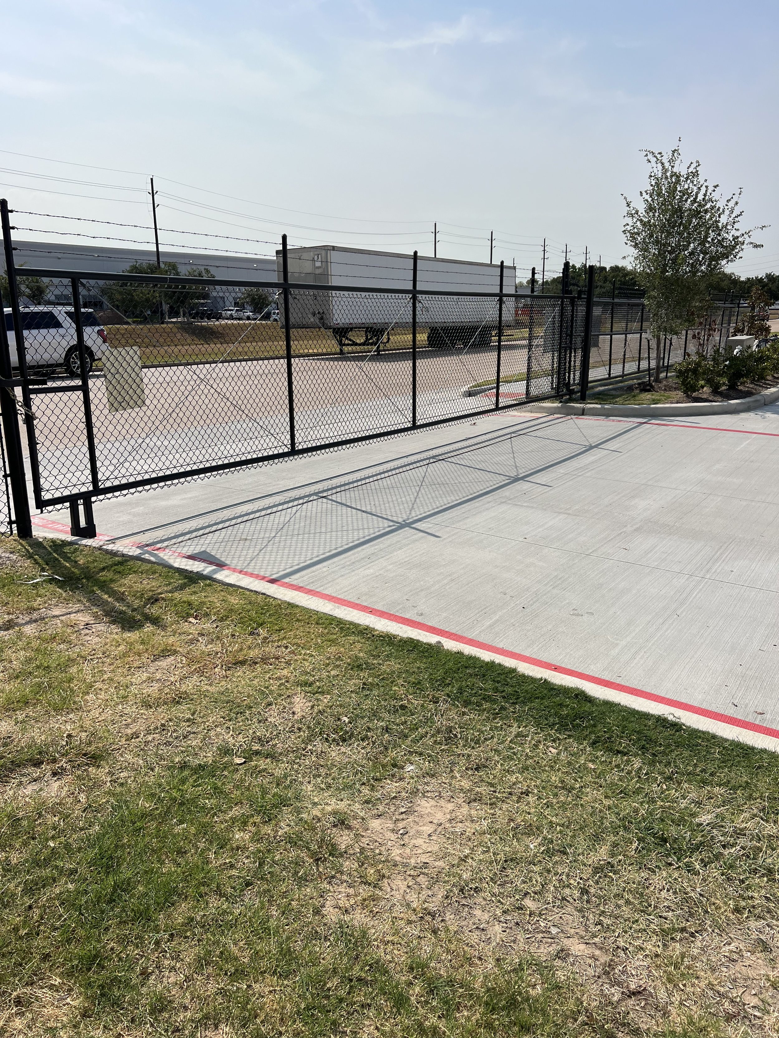 Chain link fence installed by Bel Fence
