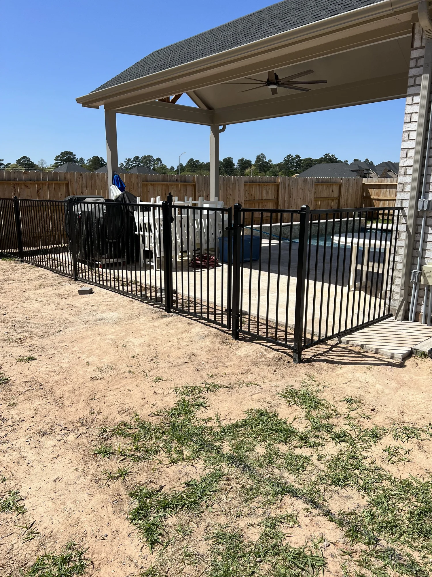 Fencing project completed by Bel Fence
