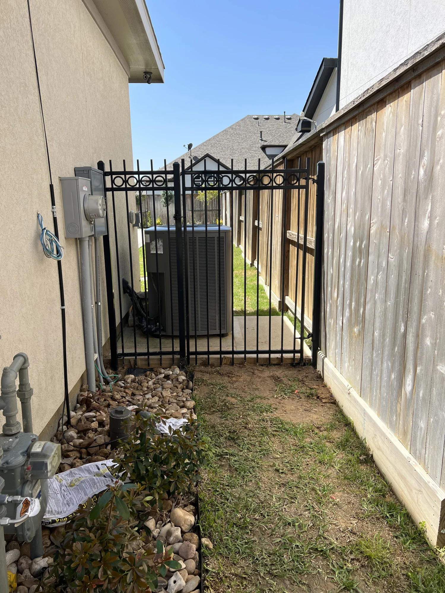 Fencing project completed by Bel Fence