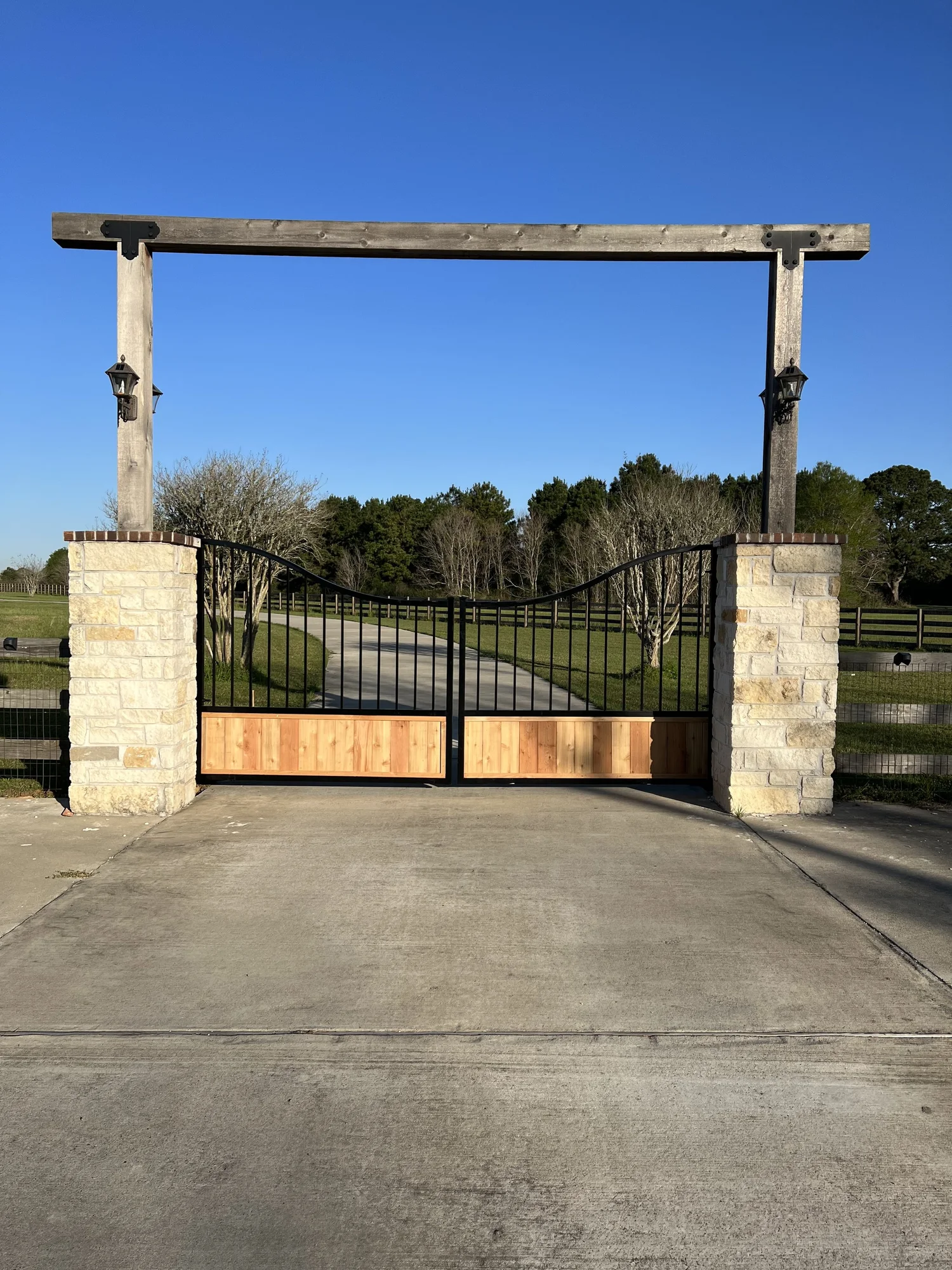 Fencing project completed by Bel Fence