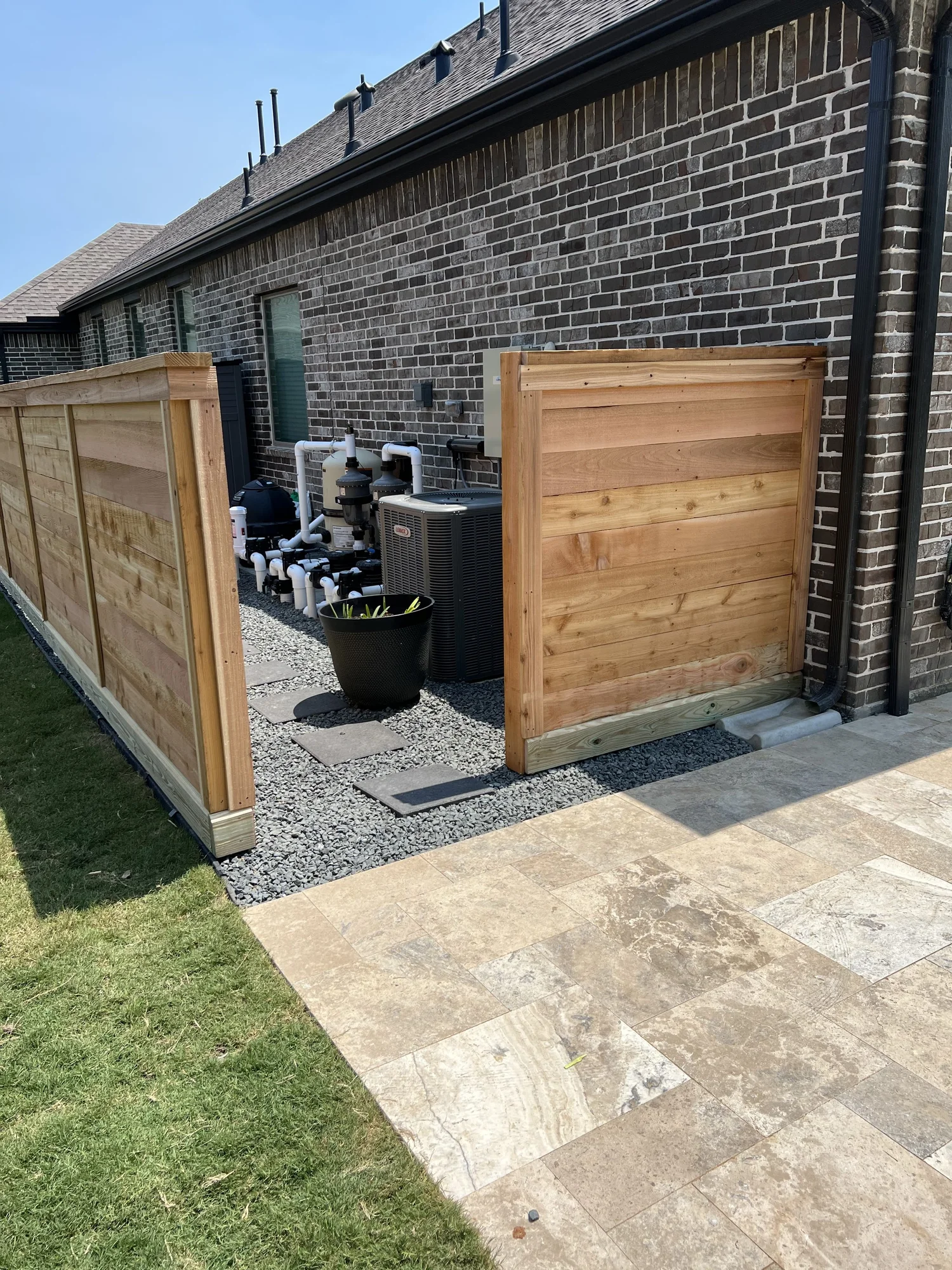 Fencing project completed by Bel Fence