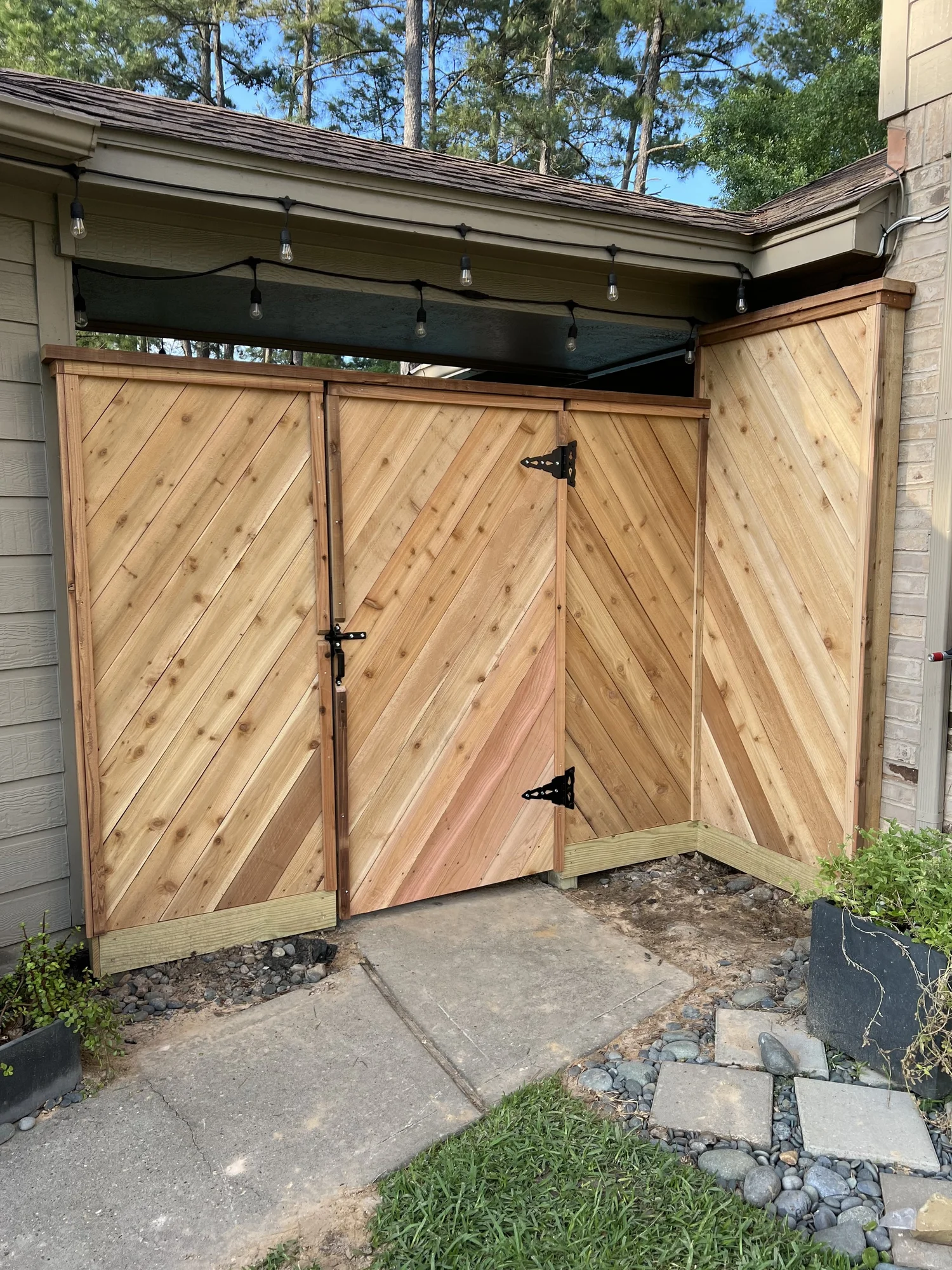 Fencing project completed by Bel Fence
