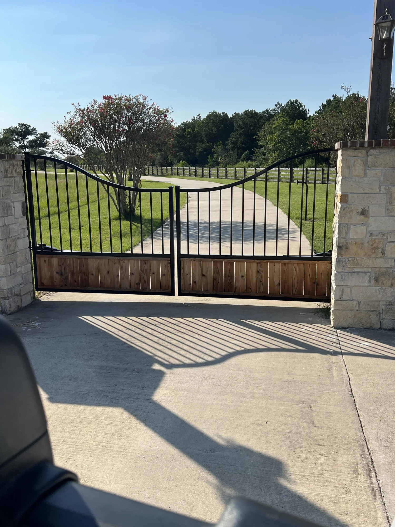 Fencing project completed by Bel Fence