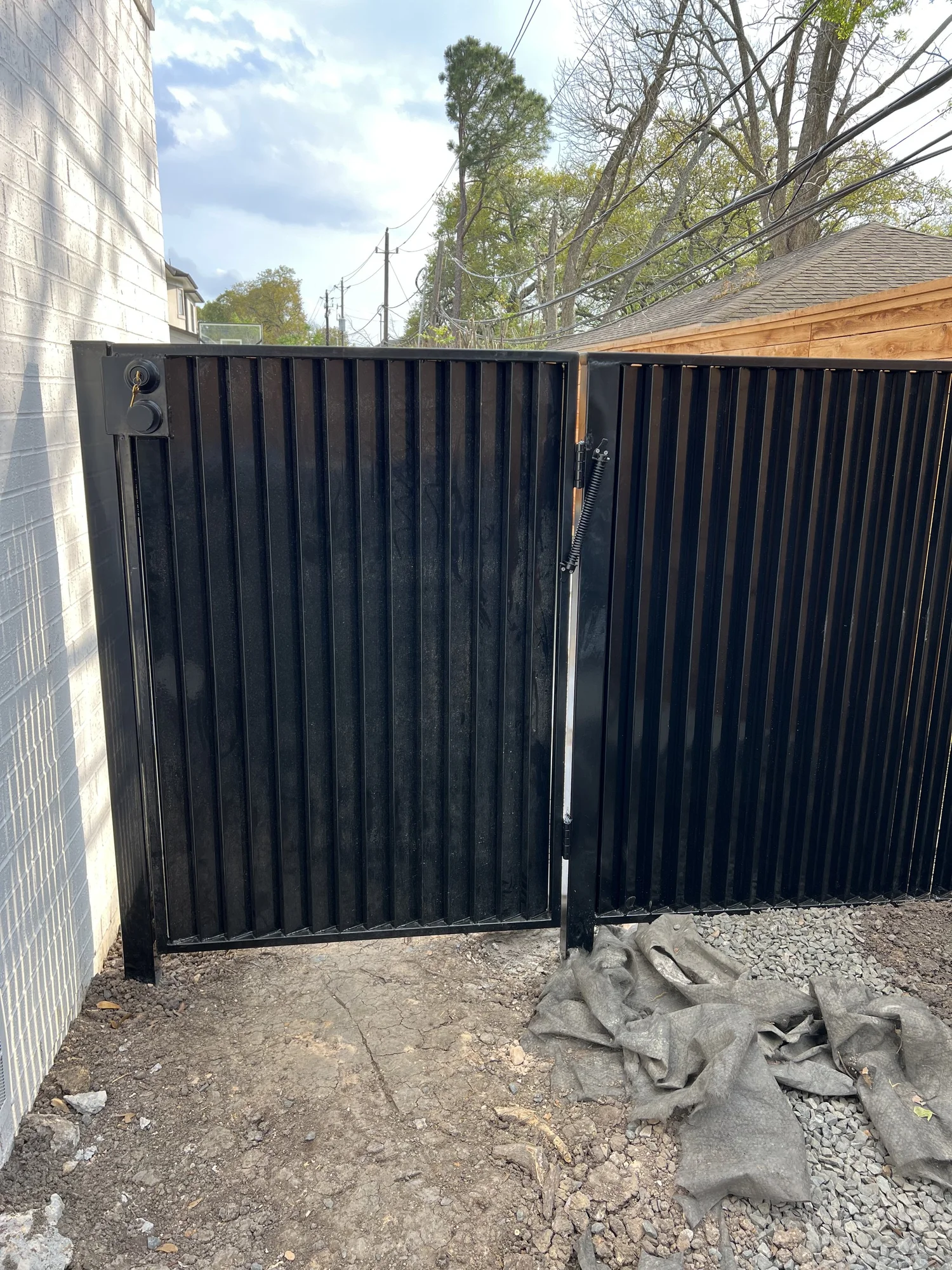 Fencing project completed by Bel Fence