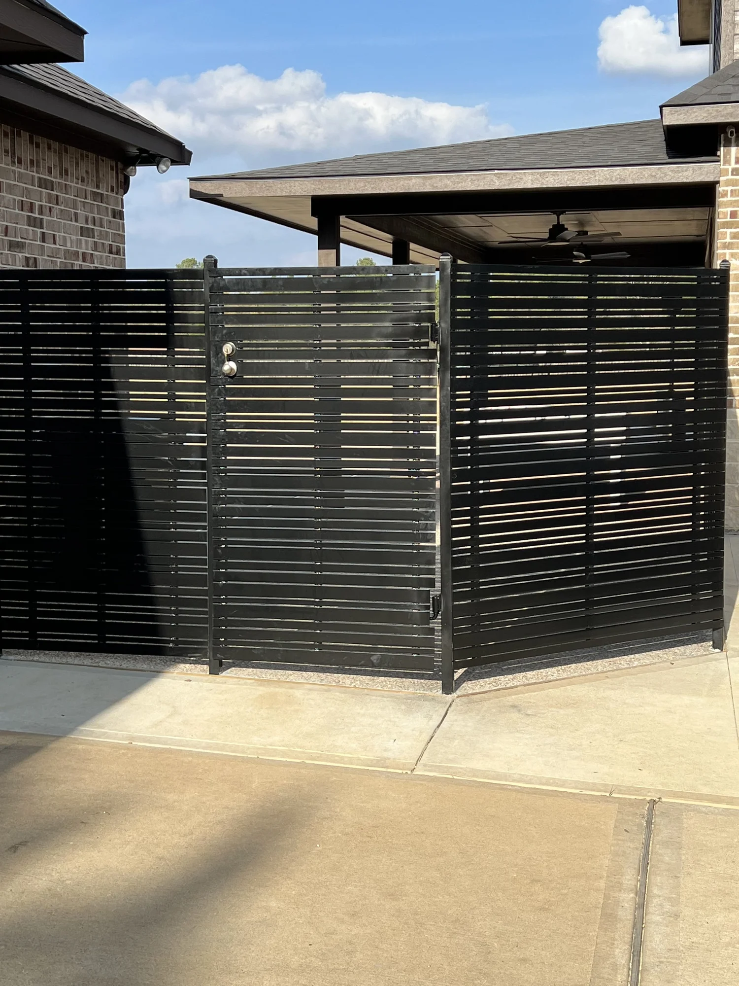 Fencing project completed by Bel Fence