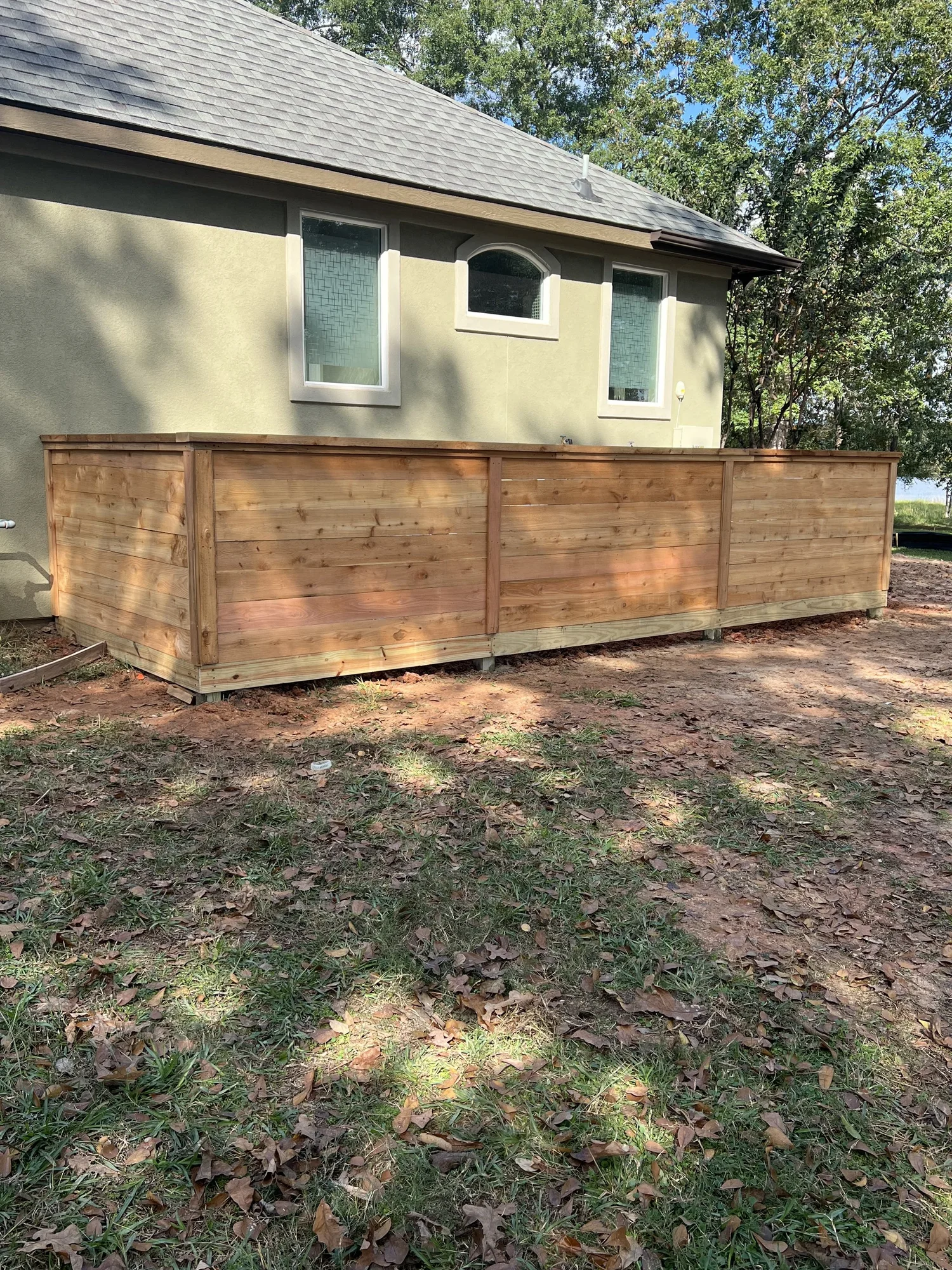 Fencing project completed by Bel Fence