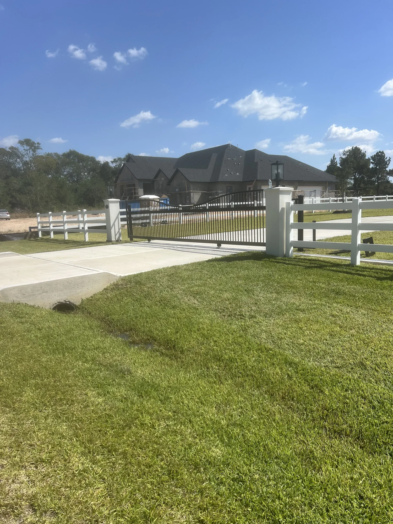 Fencing project completed by Bel Fence
