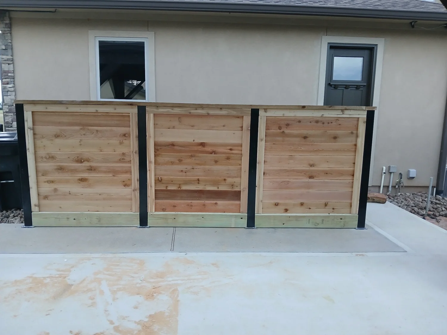 Fencing project completed by Bel Fence