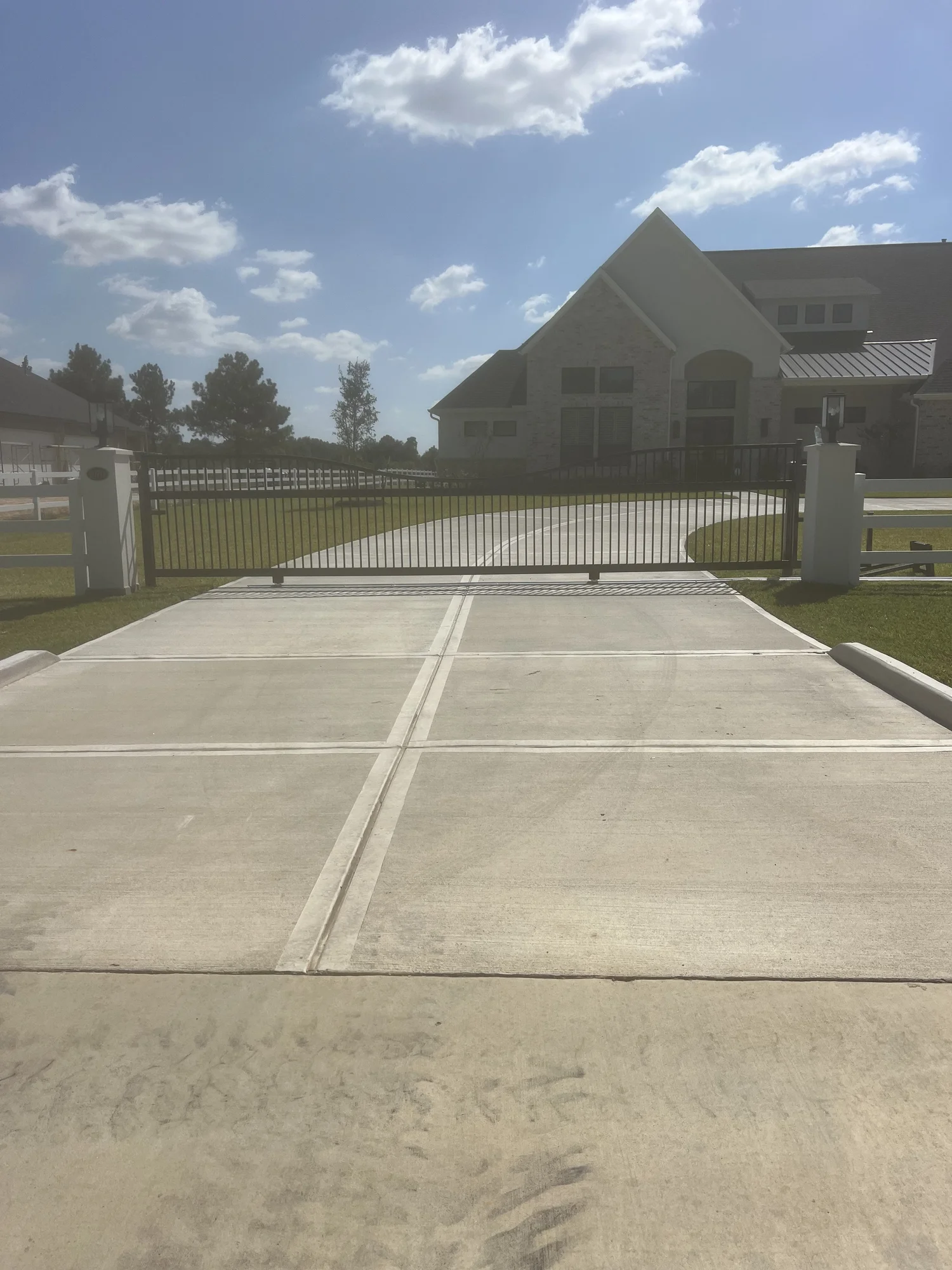 Fencing project completed by Bel Fence