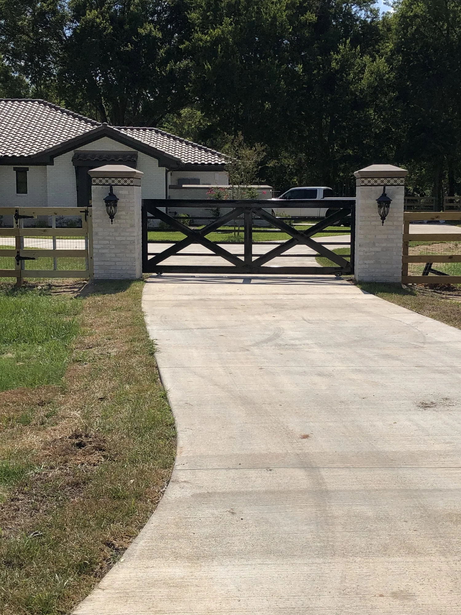 Fencing project completed by Bel Fence