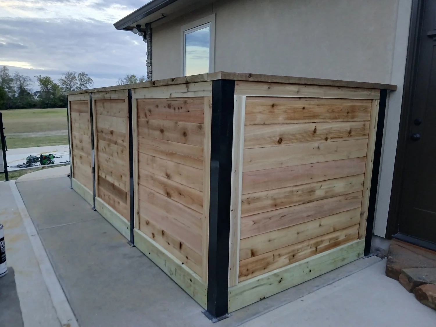 Fencing project completed by Bel Fence