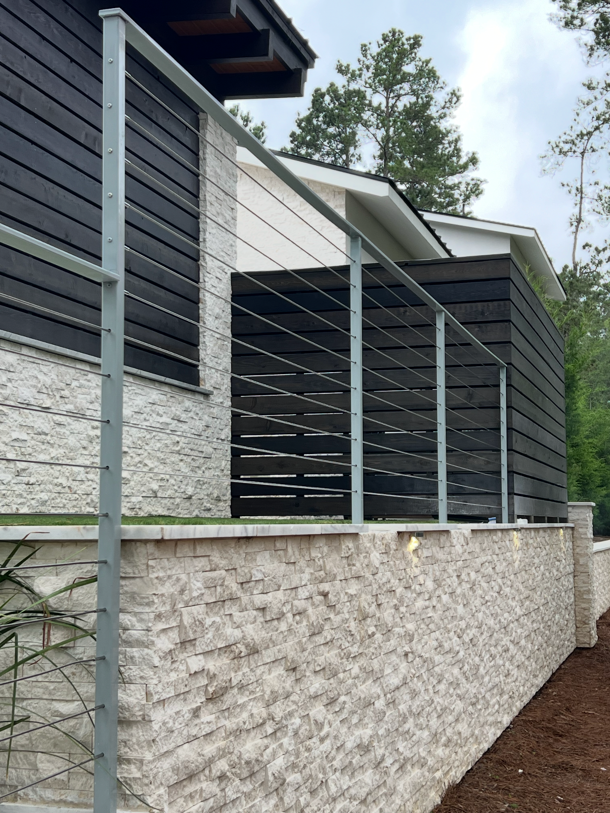 Fencing project completed by Bel Fence
