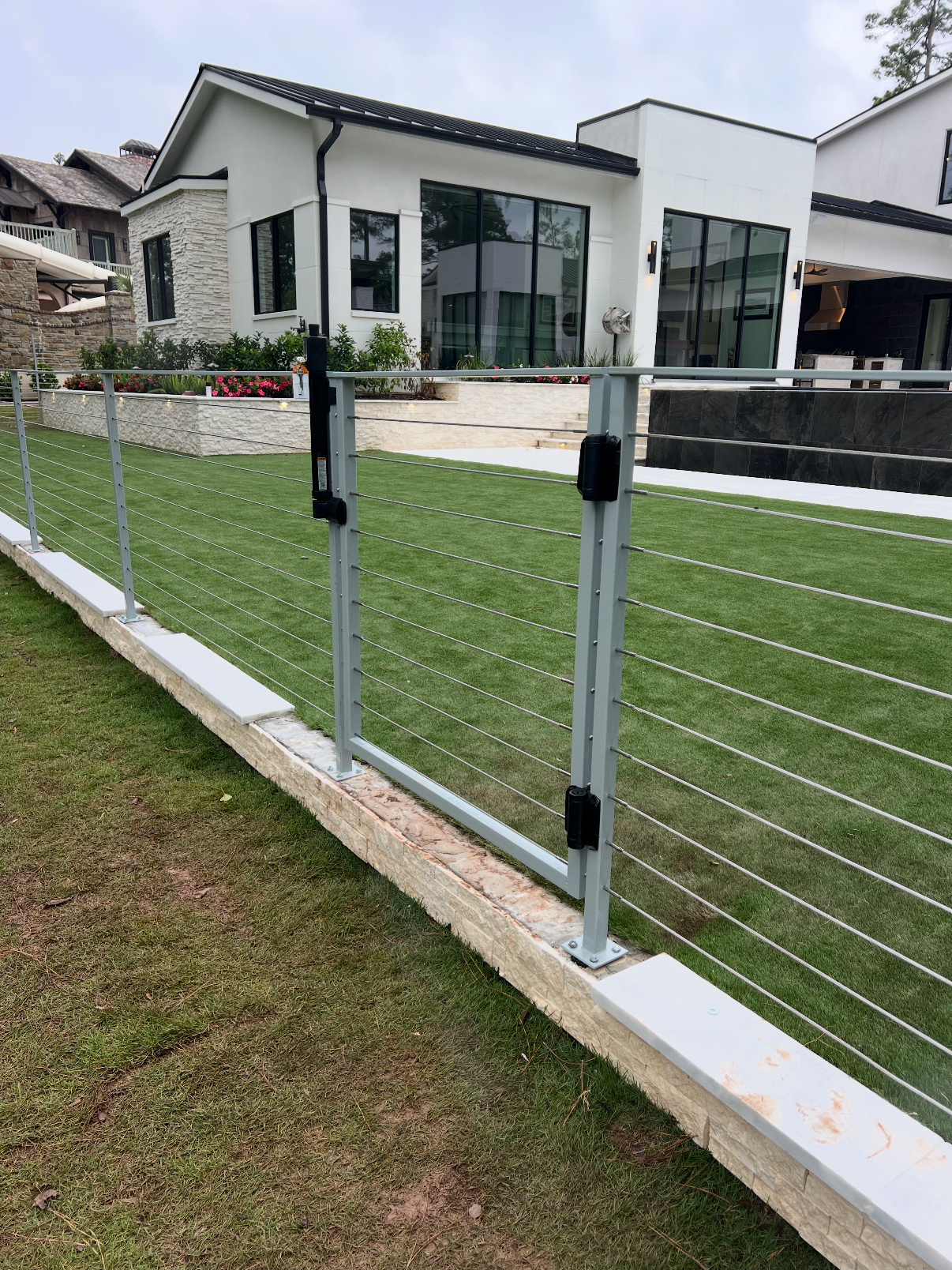 Fencing project completed by Bel Fence