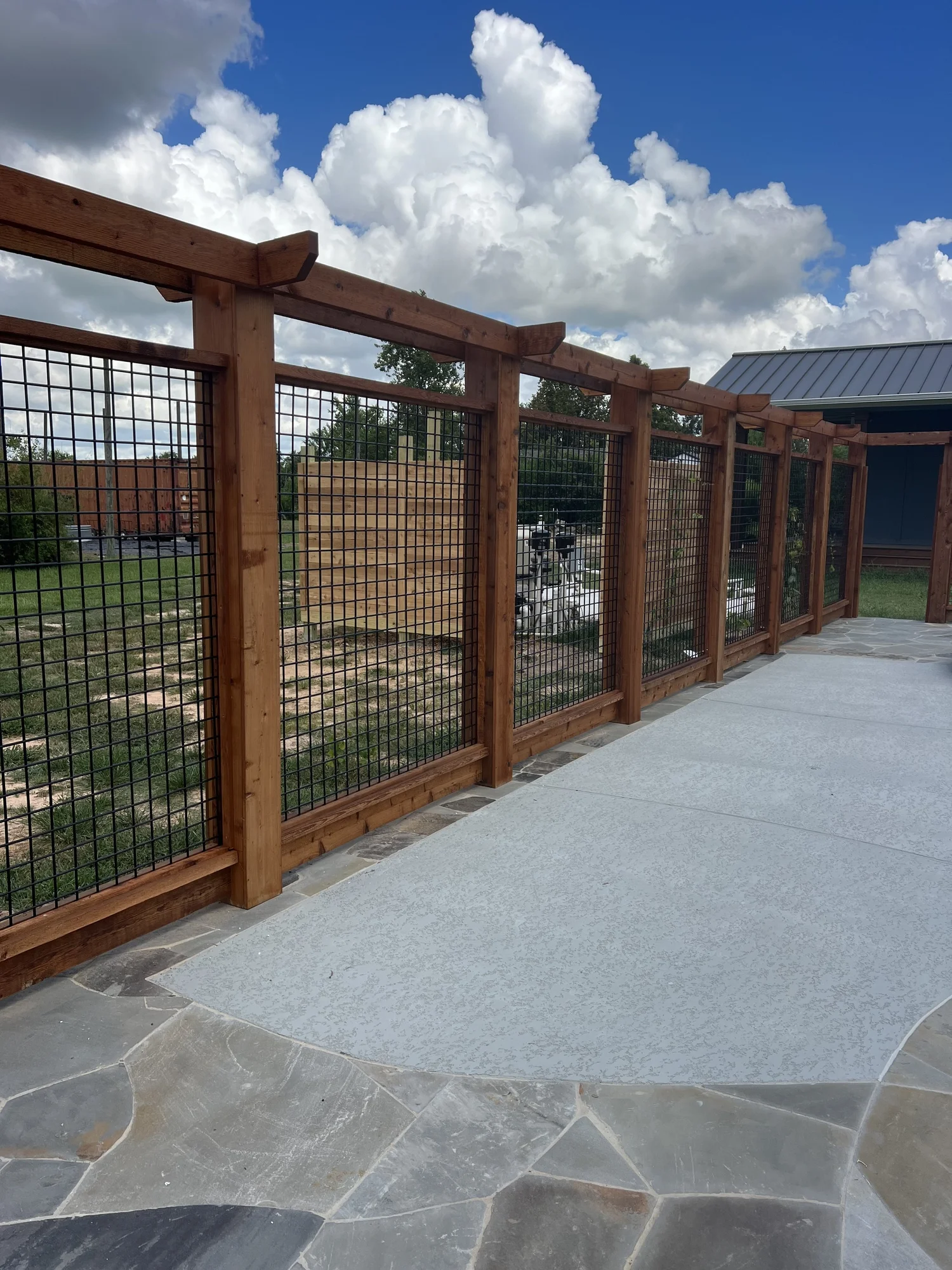 Fencing project completed by Bel Fence