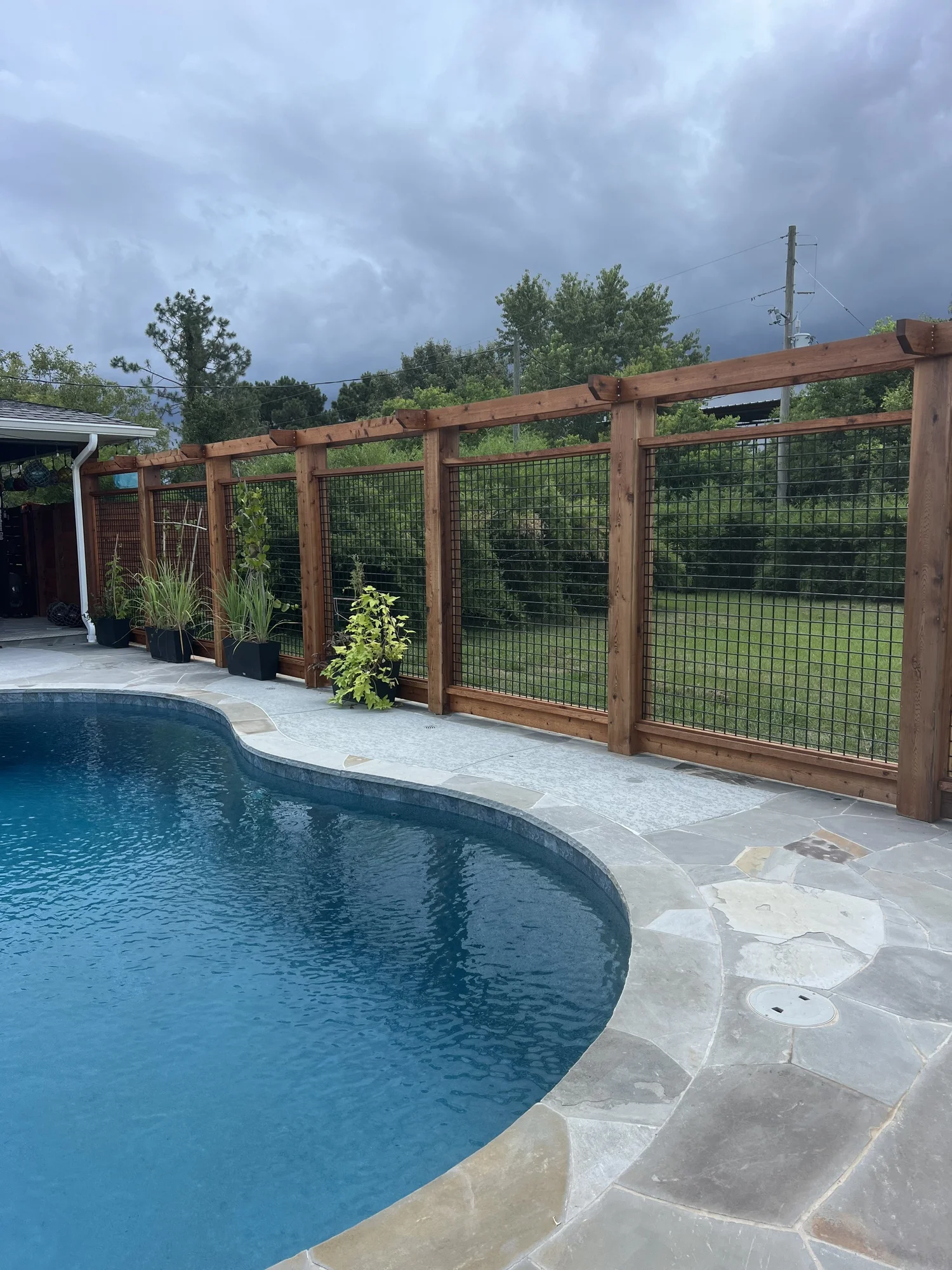 Fencing project completed by Bel Fence