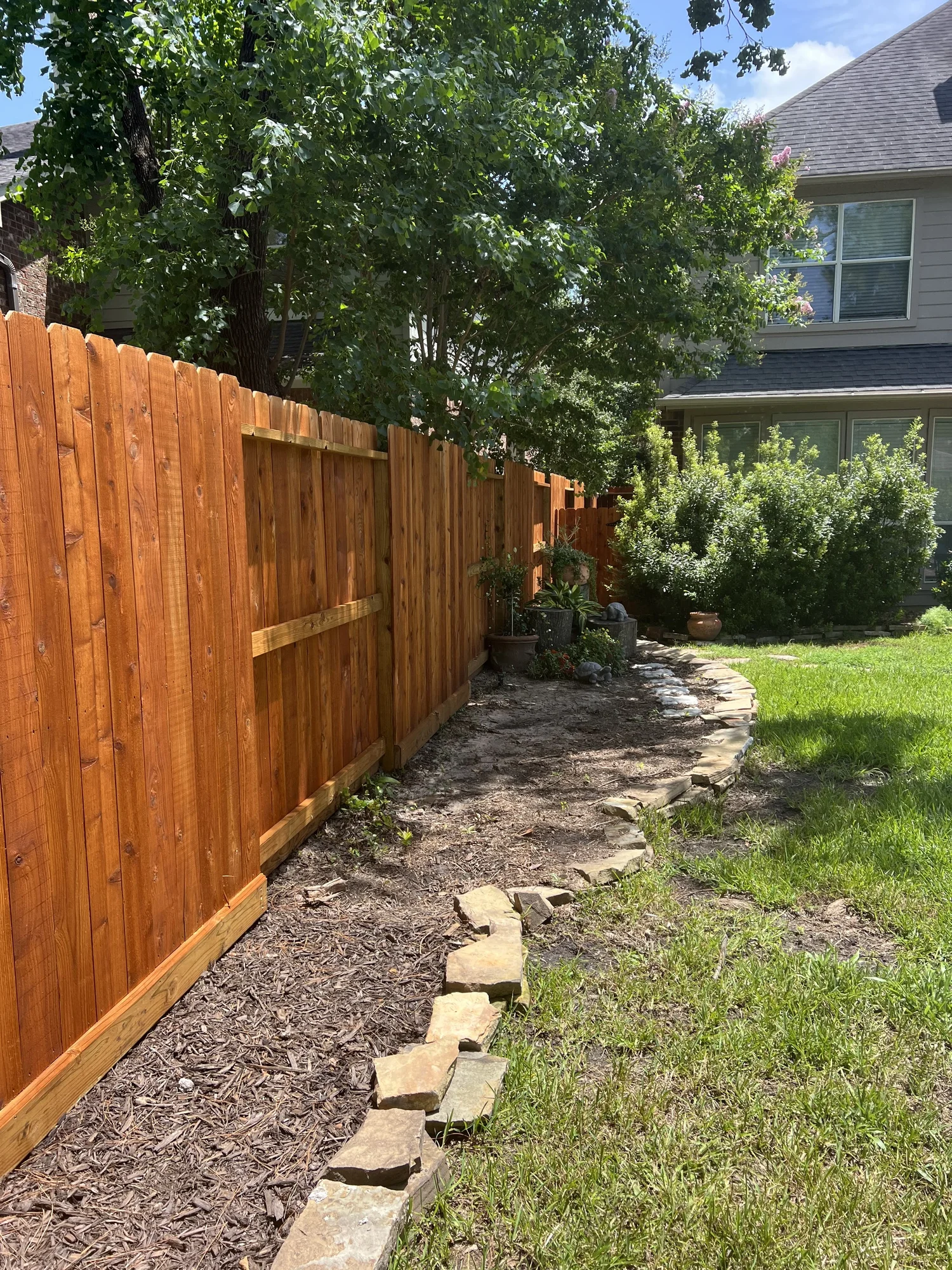 Fencing project completed by Bel Fence