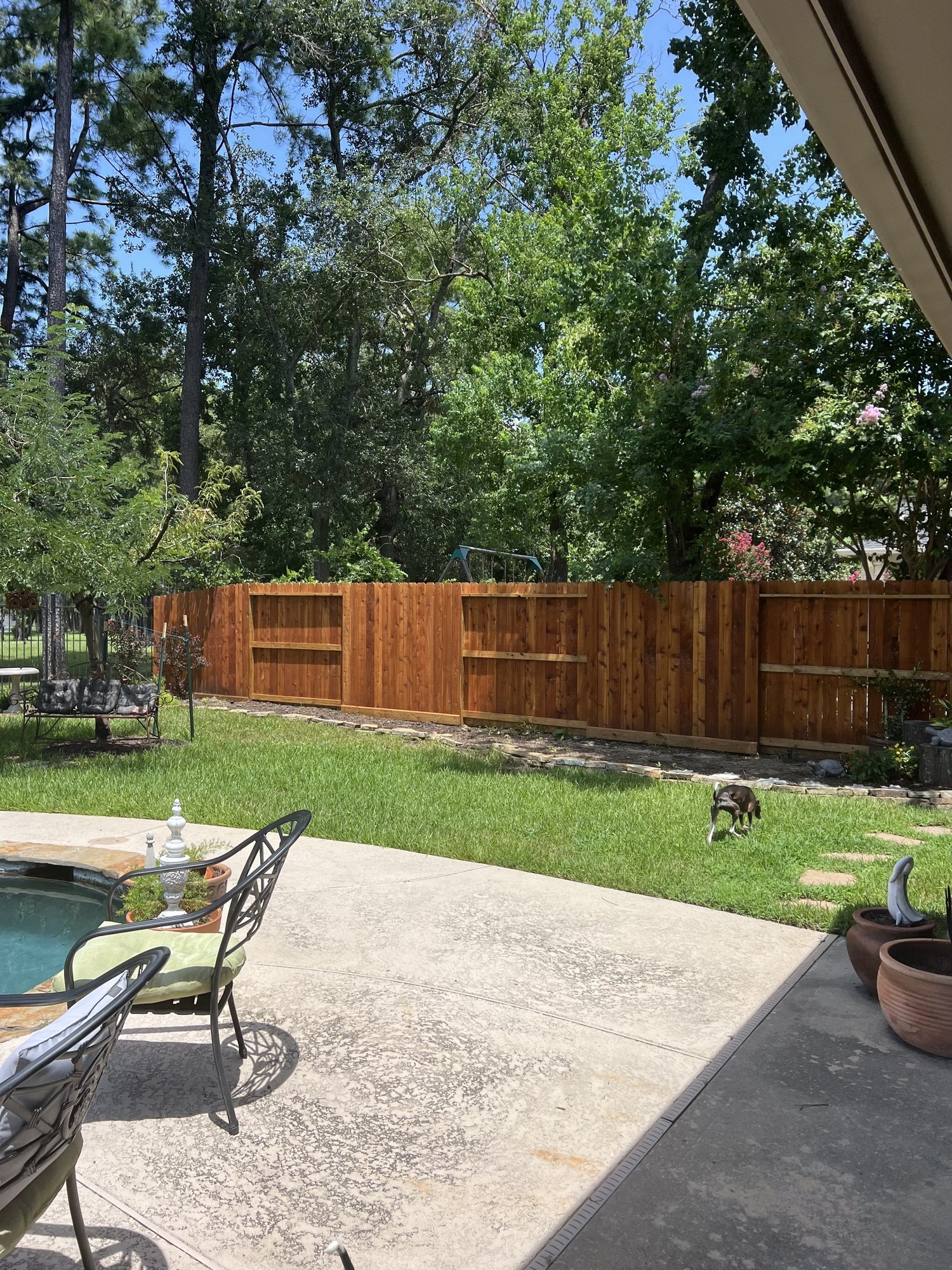 Fencing project completed by Bel Fence